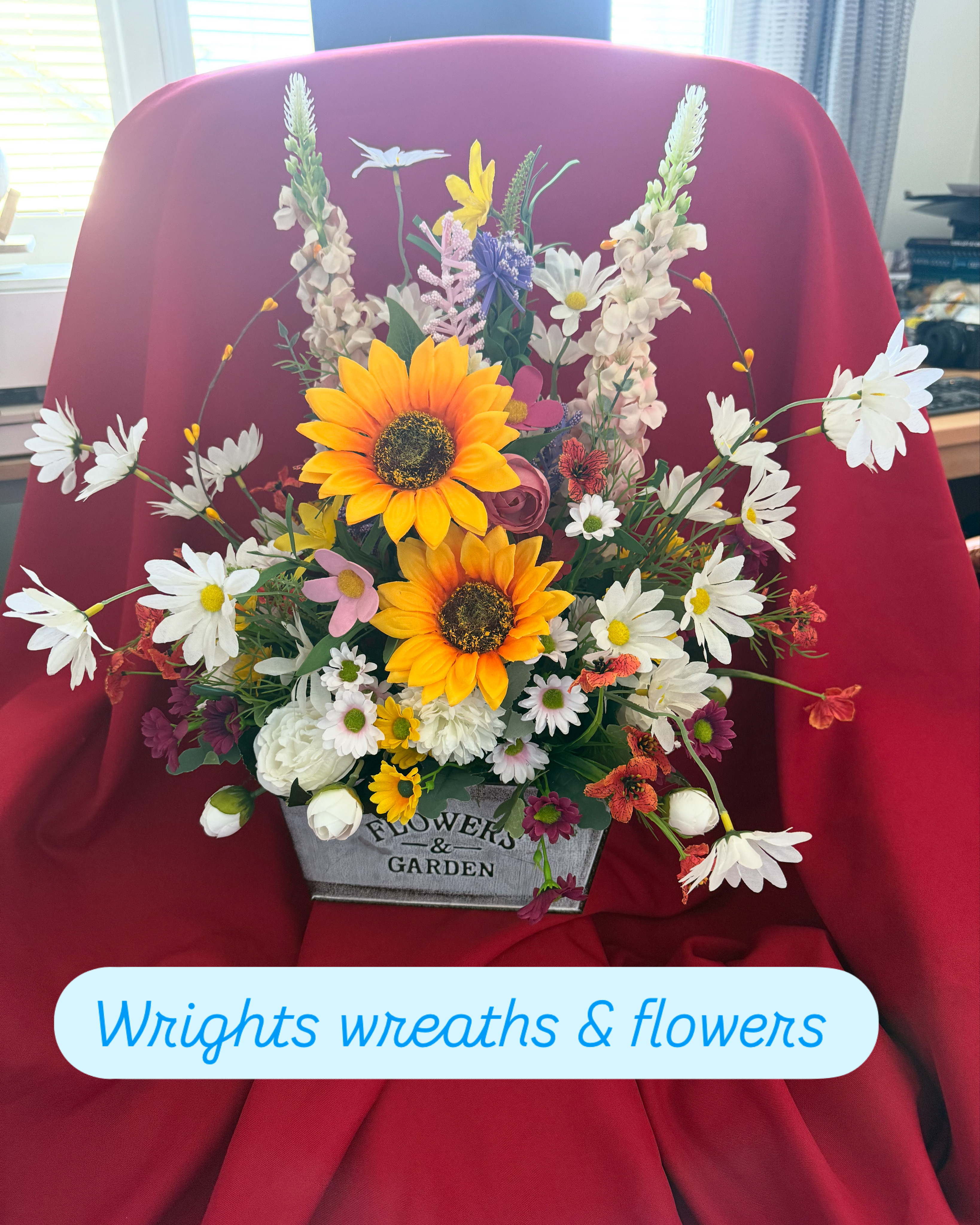 Sunflower Basket